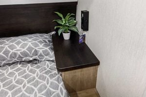 2027 Forest River Cherokee Grey Wolf Black Label 23DBHBL Bunkhouse Travel Trailer Interior Image