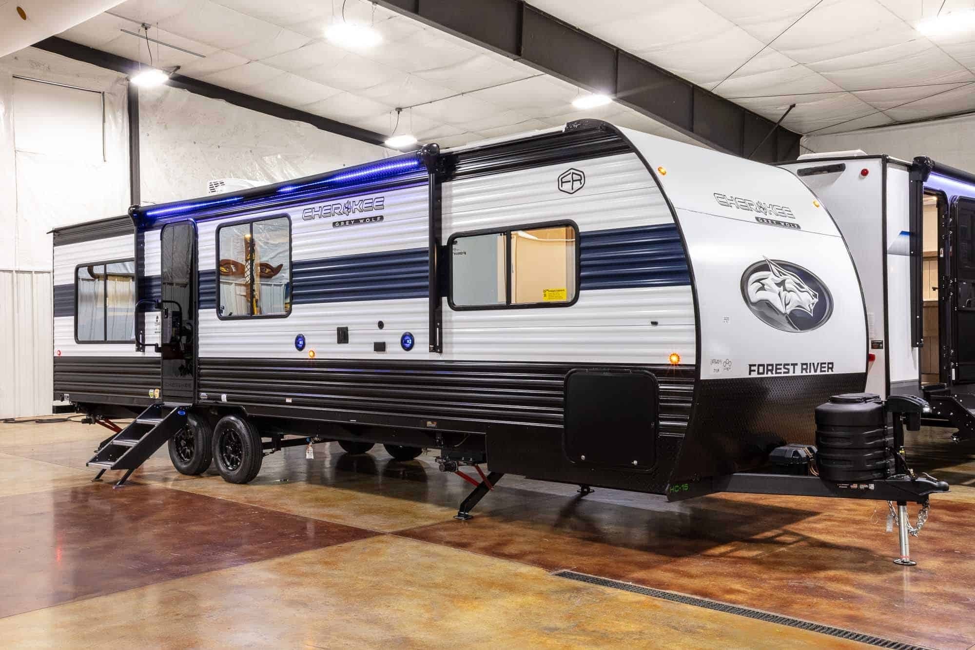 2026 Forest River Cherokee Grey Wolf 27LH Rear Living Travel Trailer Enterior Image