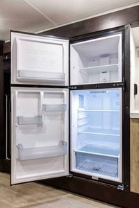 2026 Forest River Cherokee Grey Wolf 27LH Rear Living Travel Trailer Interior Image