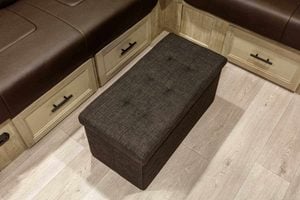 2026 Forest River Cherokee Grey Wolf 27LH Rear Living Travel Trailer Interior Image