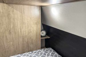 2026 Forest River Cherokee Grey Wolf 27LH Rear Living Travel Trailer Interior Image