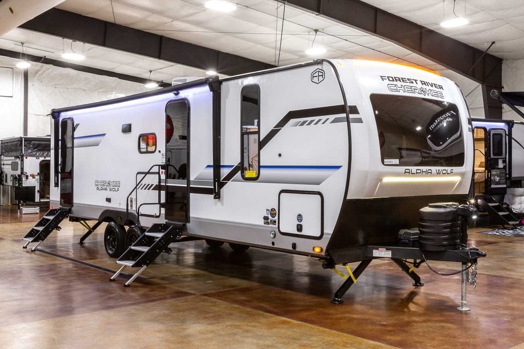 2027 Forest River Cherokee Grey Wolf 26DBH Bunkhouse Travel Trailer Enterior Image