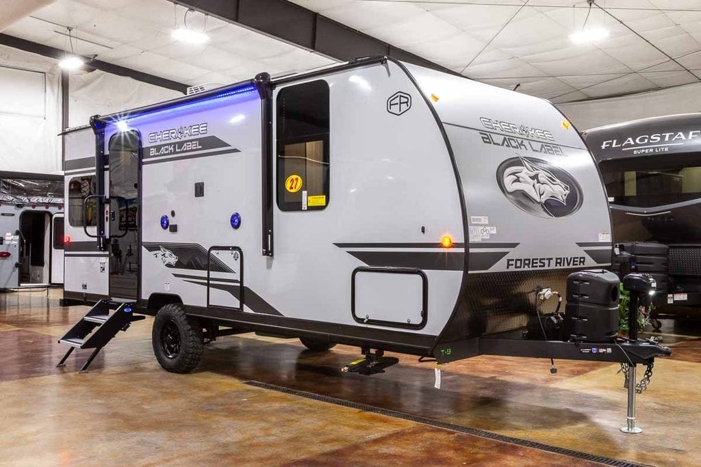 2027 Forest River Cherokee Wolf Pup Black Label 16KHWBL Small Camper Enterior Image