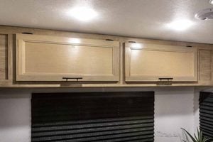 2027 Forest River Cherokee Wolf Pup Black Label 16CMBL Small Camper Interior Image
