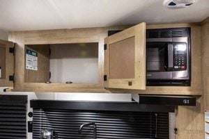 2027 Forest River Cherokee Wolf Pup Black Label 16CMBL Small Camper Interior Image