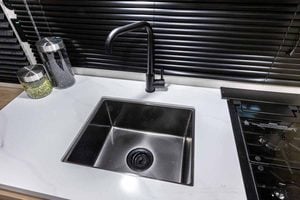 2027 Forest River Cherokee Wolf Pup Black Label 16CMBL Small Camper Interior Image