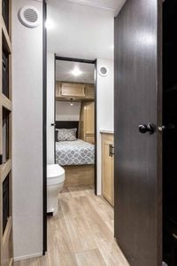 2027 Forest River Cherokee Wolf Pup Black Label 16CMBL Small Camper Interior Image