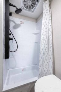 2027 Forest River Cherokee Wolf Pup Black Label 16CMBL Small Camper Interior Image