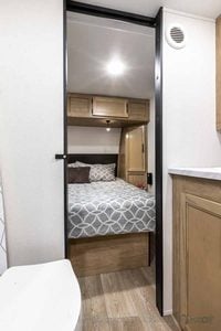 2027 Forest River Cherokee Wolf Pup Black Label 16CMBL Small Camper Interior Image