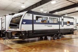 2027 Forest River Cherokee Grey Wolf 27GH Front Kitchen Travel Trailer Exterior Image
