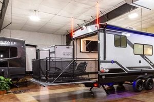 2027 Forest River Cherokee Wolf Pack 25-14 Toy Hauler Travel Trailer Exterior Image