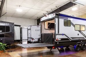 2027 Forest River Cherokee Wolf Pack 25-14 Toy Hauler Travel Trailer Exterior Image