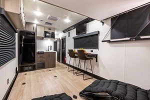 2027 Forest River Cherokee Wolf Pack 25-14 Toy Hauler Travel Trailer Interior Image