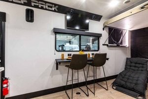 2027 Forest River Cherokee Wolf Pack 25-14 Toy Hauler Travel Trailer Interior Image