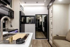 2027 Forest River Rogue Armored 32L132 Toy Hauler Travel Trailer Interior Image