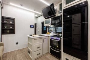 2027 Forest River Rogue Armored 32L132 Toy Hauler Travel Trailer Interior Image