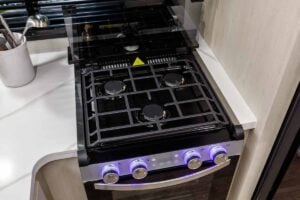 2027 Forest River Rogue Armored 32L132 Toy Hauler Travel Trailer Interior Image