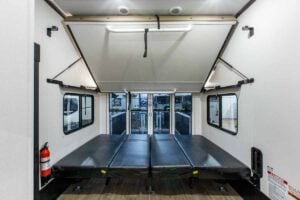 2027 Forest River Rogue Armored 32L132 Toy Hauler Travel Trailer Interior Image