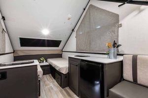2026 Forest River Flagstaff Hardside T21HS Pop-Up A-Frame Camper Interior Image