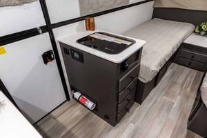 2026 Forest River Flagstaff Hardside T21HS Pop-Up A-Frame Camper Interior Image