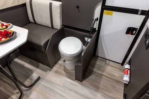 2026 Forest River Flagstaff Hardside T21HS Pop-Up A-Frame Camper Interior Image