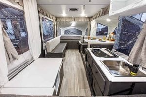 2027 Forest River Flagstaff MAC 238MT Pop-Up Camper Interior Image