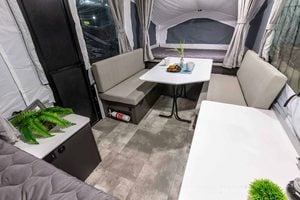 2026 Forest River Flagstaff OTG 141OTG Pop-Up Camper Interior Image
