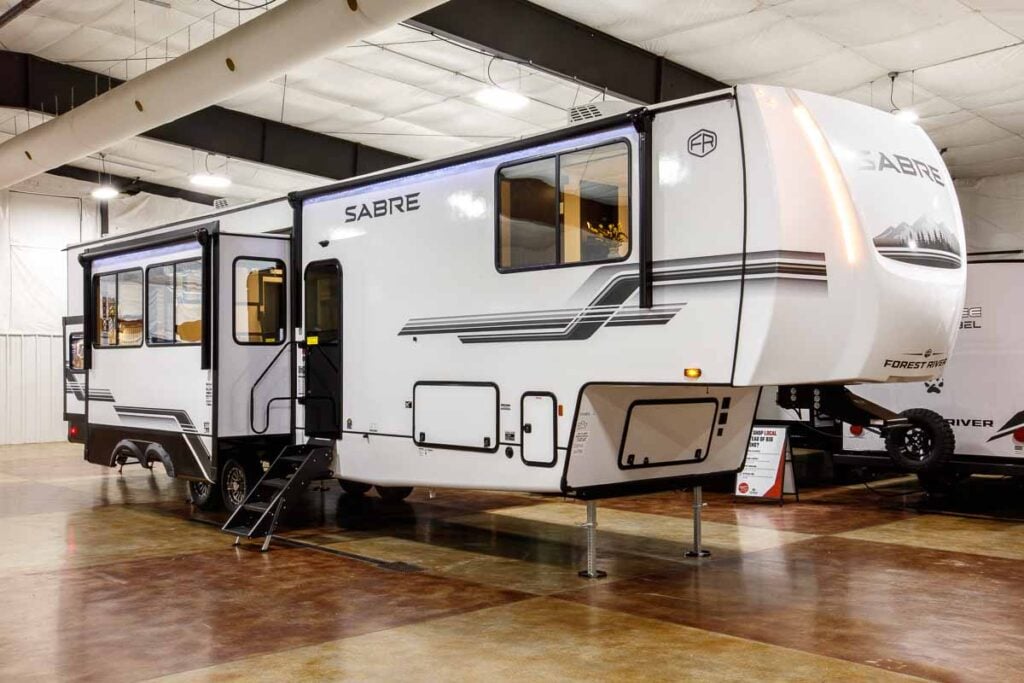 2027 Forest River Sabre 36FLX Two Bedroom Fifth Wheel With Loft Enterior Image
