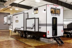 2027 Forest River Sabre 36DBB Two Bedroom Fifth Wheel with Loft Exterior Image