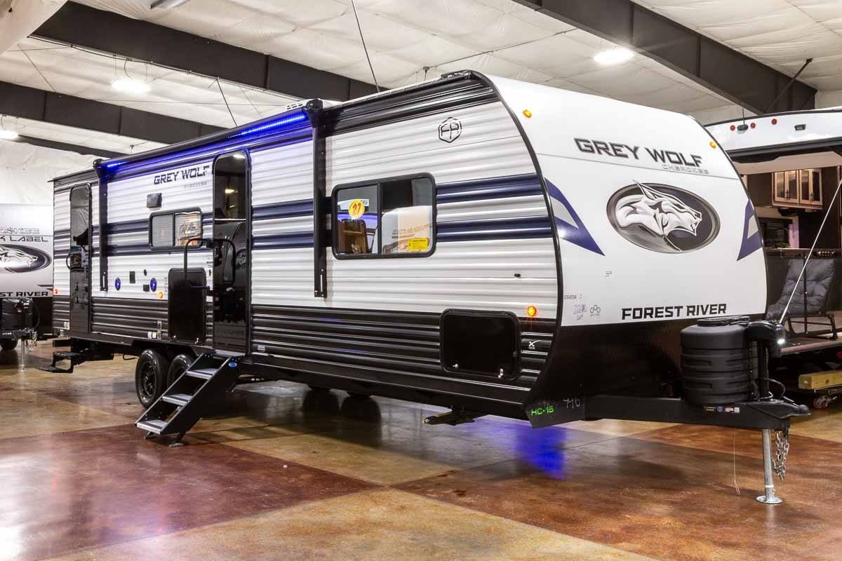 2027 Forest River Cherokee Grey Wolf 26KF Bunkhouse Travel Trailer Enterior Image