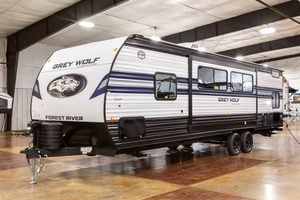 2027 Forest River Cherokee Grey Wolf 26KF Bunkhouse Travel Trailer Exterior Image