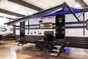 2027 Forest River Cherokee Grey Wolf 26KF Bunkhouse Travel Trailer Exterior Image
