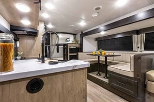 2027 Forest River Cherokee Grey Wolf 26KF Bunkhouse Travel Trailer Interior Image