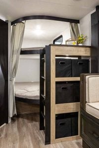 2027 Forest River Cherokee Grey Wolf 26KF Bunkhouse Travel Trailer Interior Image
