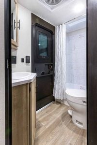 2027 Forest River Cherokee Grey Wolf 26KF Bunkhouse Travel Trailer Interior Image