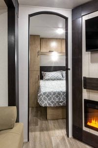 2027 Forest River Cherokee Grey Wolf 26KF Bunkhouse Travel Trailer Interior Image