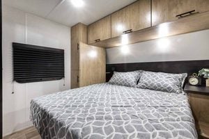 2027 Forest River Cherokee Grey Wolf 26KF Bunkhouse Travel Trailer Interior Image