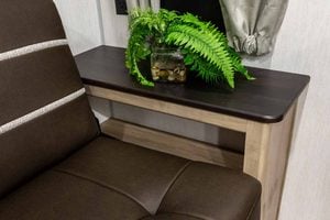 2026 Forest River Cherokee Grey Wolf Black Label 23MKBL Couples Travel Trailer Interior Image