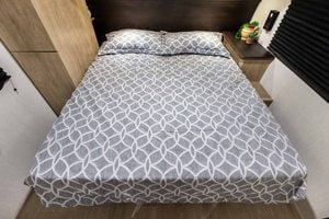 2026 Forest River Cherokee Grey Wolf Black Label 23MKBL Couples Travel Trailer Interior Image