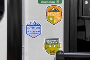 2027 Forest River Cherokee Grey Wolf Black Label 24RRTBL Toy Hauler Travel Trailer Exterior Image