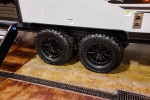 2027 Forest River Cherokee Grey Wolf Black Label 24RRTBL Toy Hauler Travel Trailer Exterior Image
