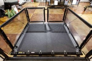 2027 Forest River Cherokee Grey Wolf Black Label 24RRTBL Toy Hauler Travel Trailer Interior Image