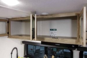 2027 Forest River Cherokee Grey Wolf Black Label 24RRTBL Toy Hauler Travel Trailer Interior Image