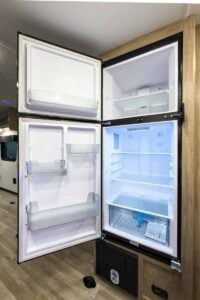 2027 Forest River Cherokee Grey Wolf Black Label 24RRTBL Toy Hauler Travel Trailer Interior Image