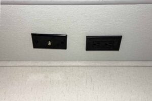 2027 Forest River Cherokee Grey Wolf Black Label 24RRTBL Toy Hauler Travel Trailer Interior Image