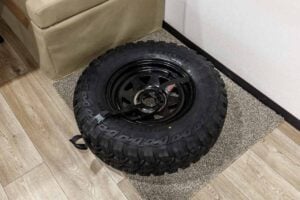 2027 Forest River Cherokee Grey Wolf Black Label 24RRTBL Toy Hauler Travel Trailer Interior Image