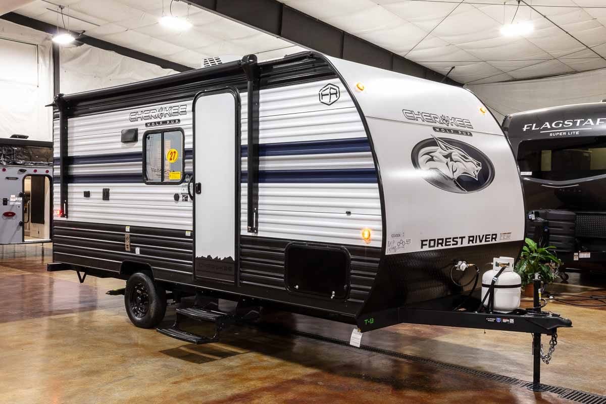 2027 Forest River Cherokee Wolf Pup 16LP Small Bunkhouse Travel Trailer Enterior Image