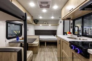 2027 Forest River Cherokee Wolf Pup 16LP Small Bunkhouse Travel Trailer Interior Image