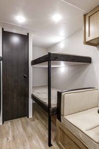 2027 Forest River Cherokee Wolf Pup 16LP Small Bunkhouse Travel Trailer Interior Image