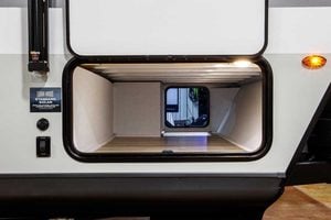 2027 Forest River Flagstaff Micro Lite 21FBRS Small Travel Trailer Exterior Image
